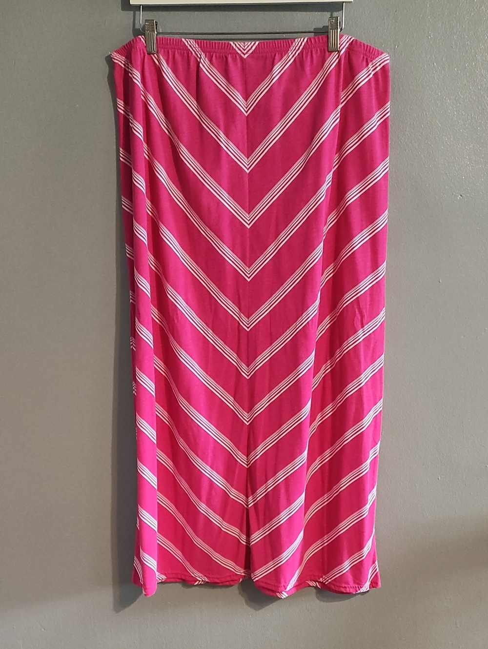 Avenue Studio Women’s Pink Striped Maxi Skirt